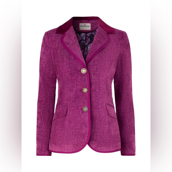 NWT Joe Browns Purple Single Breasted Jacket - Picture 6 of 11